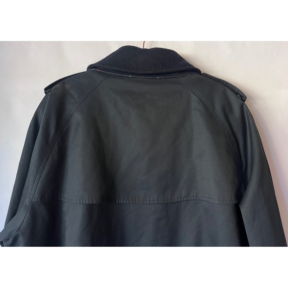 Vintage BURBERRYS‎ Short Single Trench Bomber Jacket size 12 - Picture 6 of 16